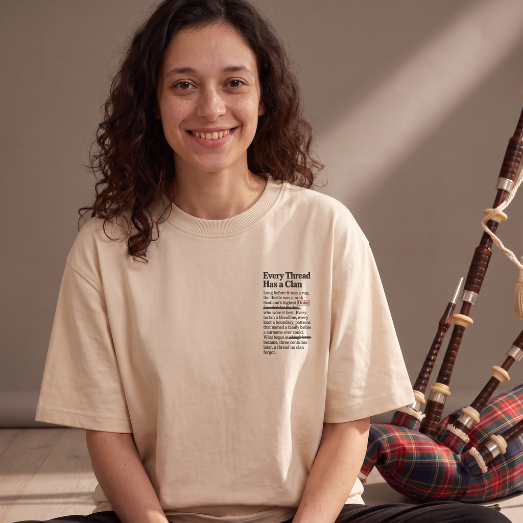 Scottish Oversized Tee