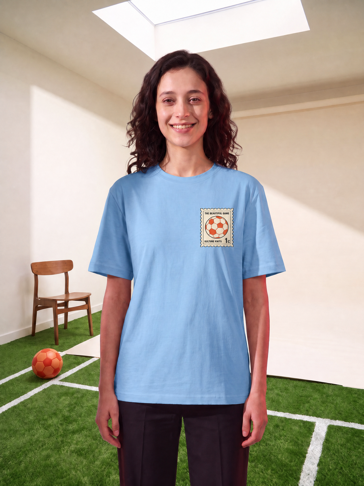 Corner Kick Oversized Tee — front
