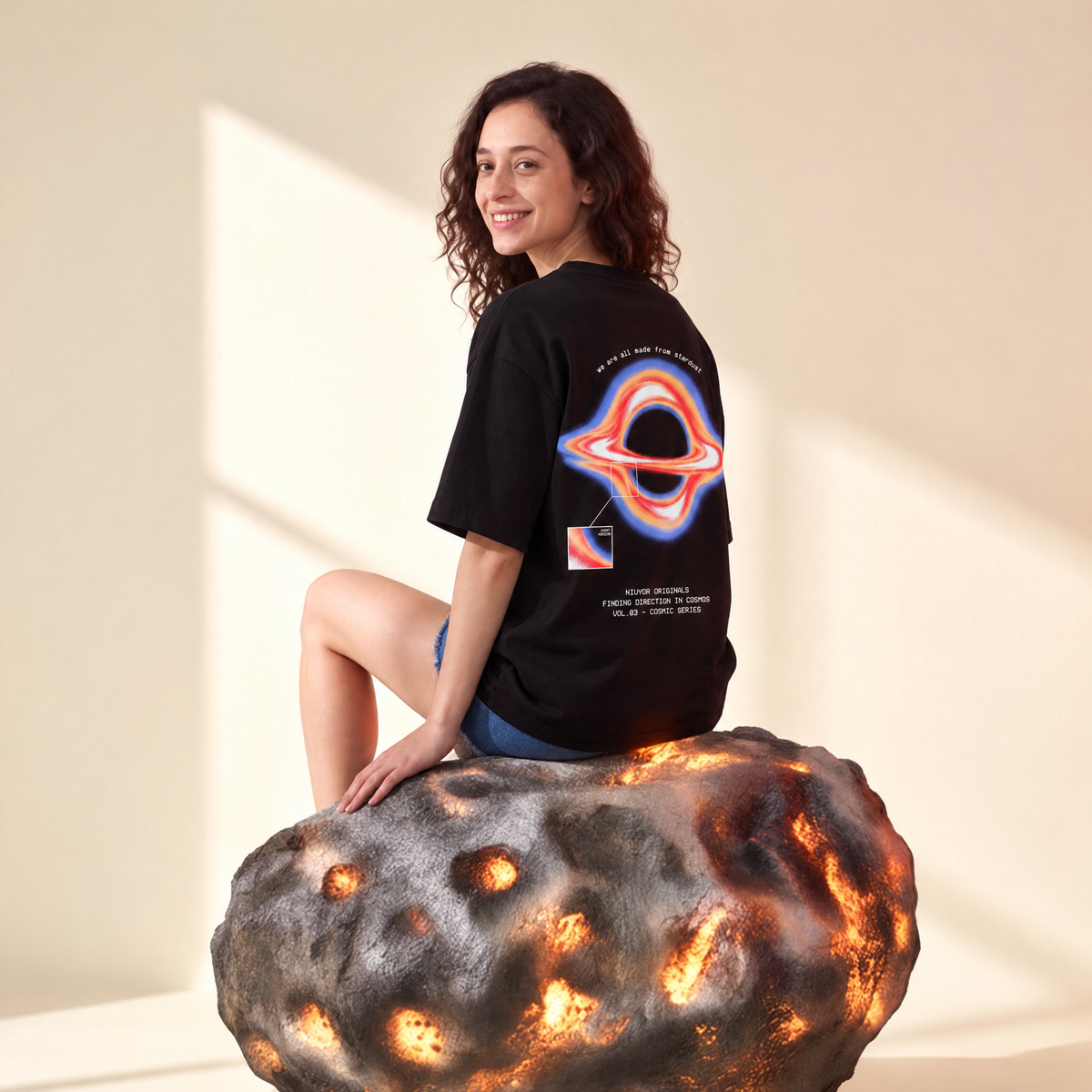 Supermassive Black Hole Oversized Tee