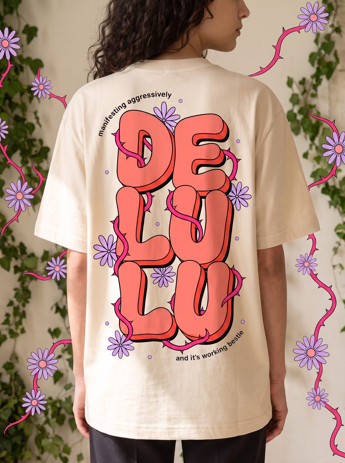 Delulu Oversized Tee