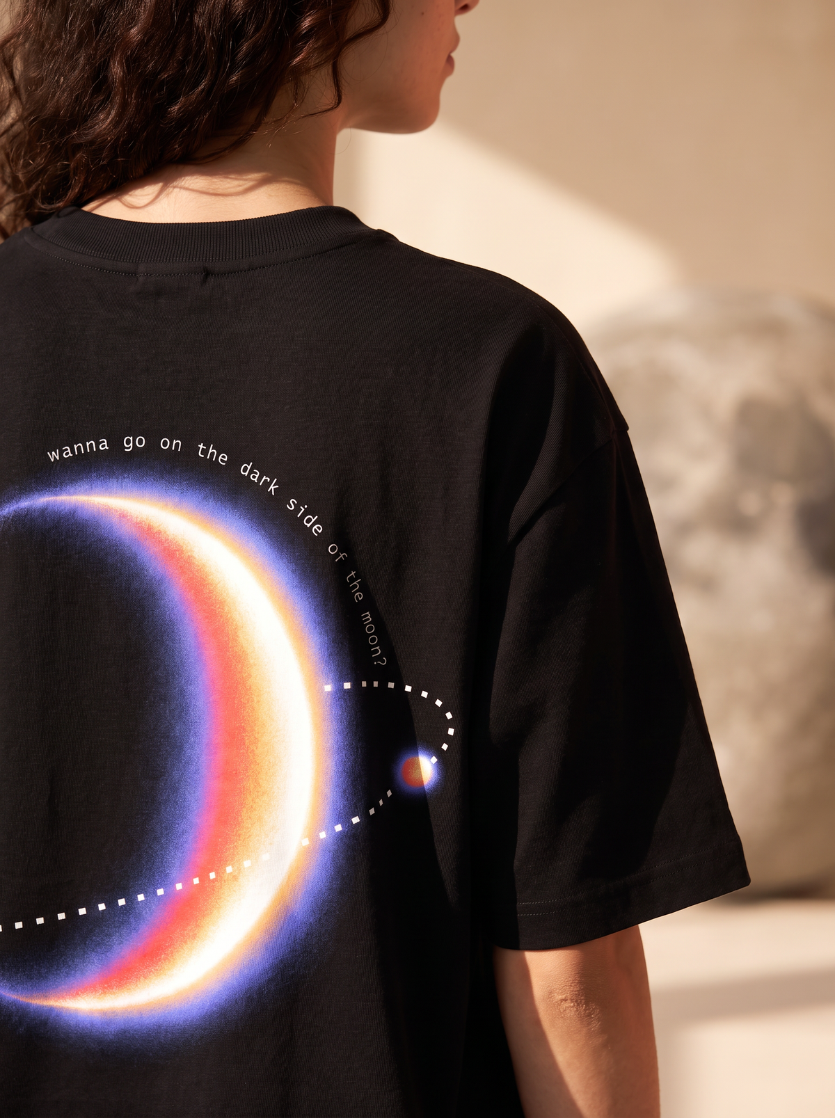 Dark Side of the Moon Oversized Tee
