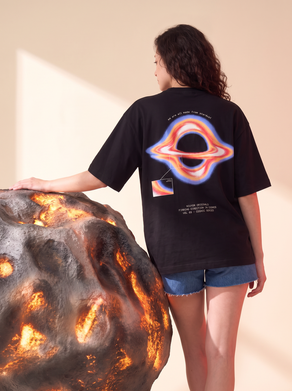 Supermassive Black Hole Oversized Tee