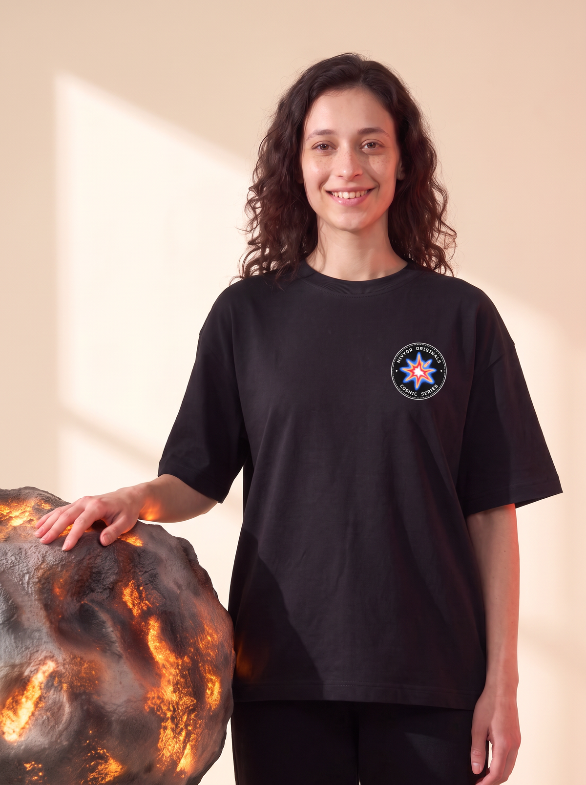 Supermassive Black Hole Oversized Tee