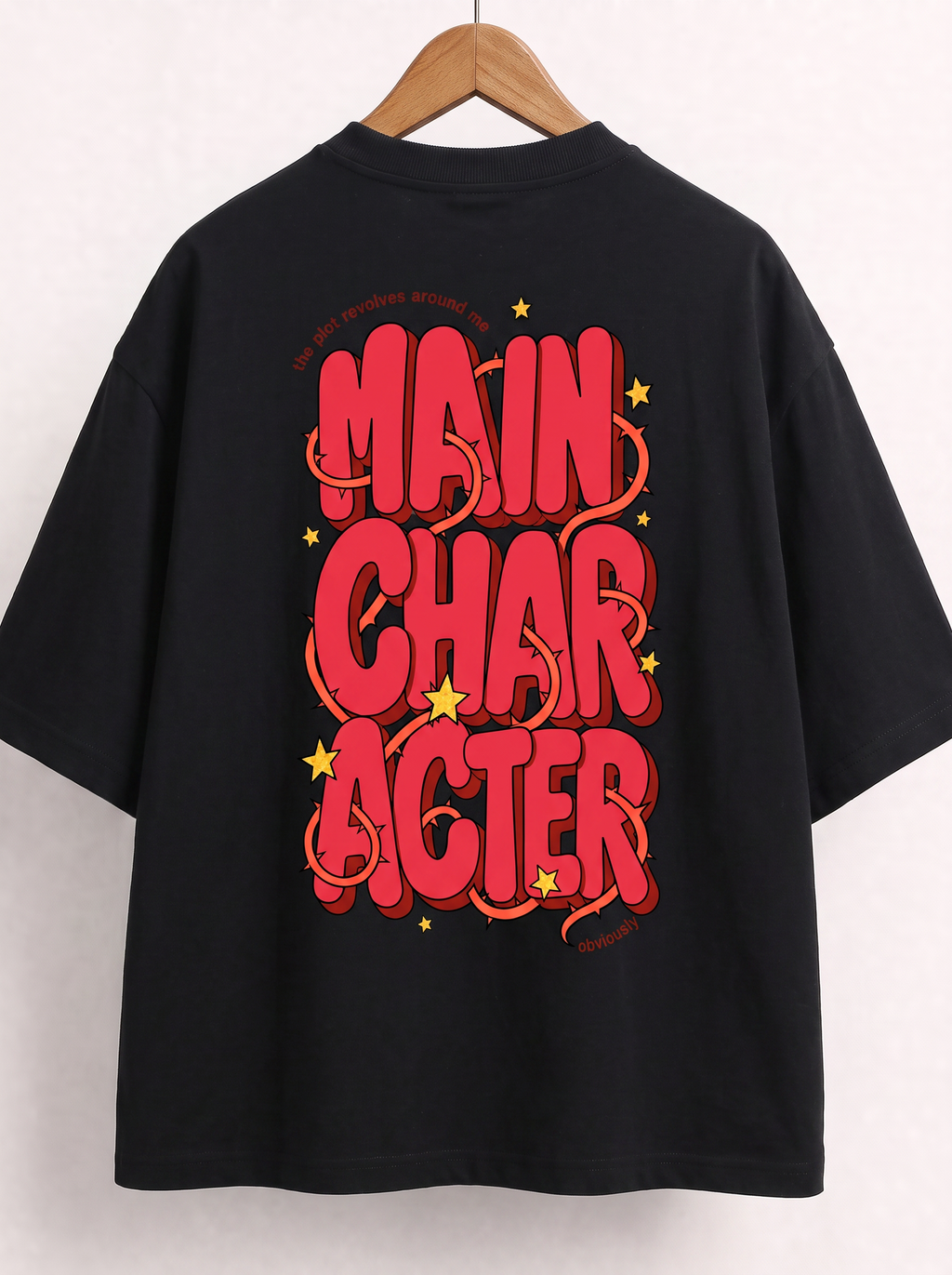 Main Character Energy Oversized Tee