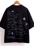 Map of Galactica Oversized Tee