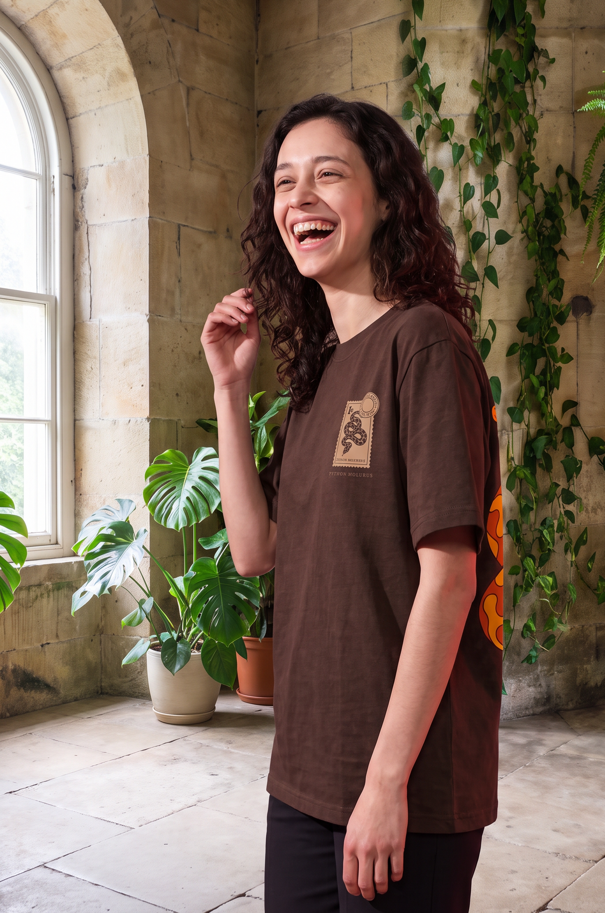 Python Oversized Tee