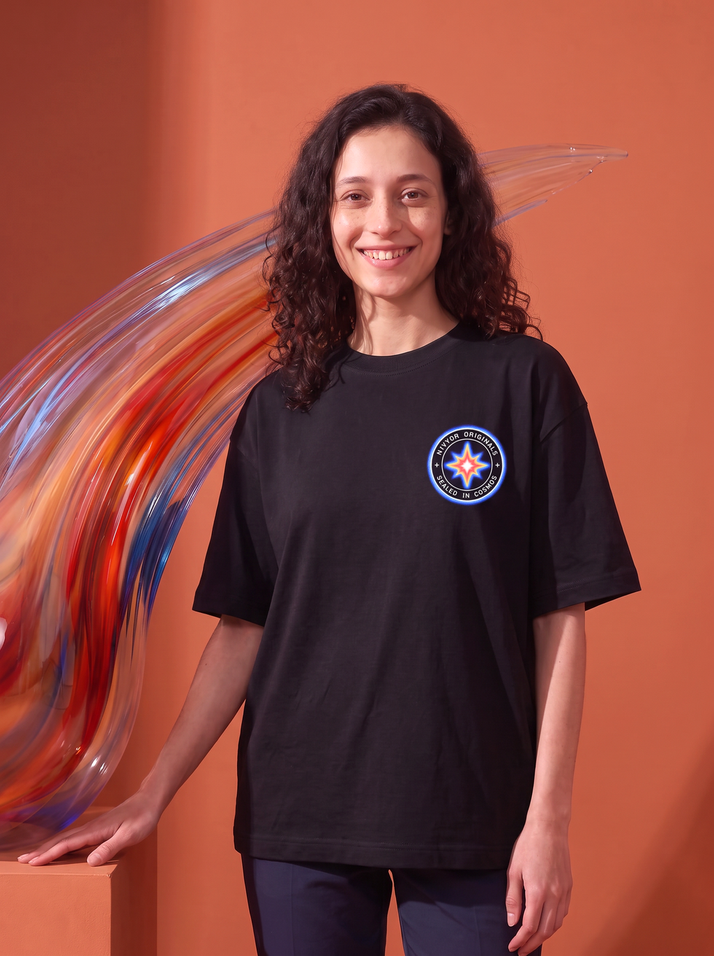 Map of Galactica Oversized Tee